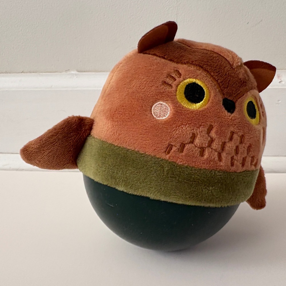 Manhattan Toy Company Roly Poly Owl Plush‎ Toy for Babies and Toddlers - Picture 2 of 8